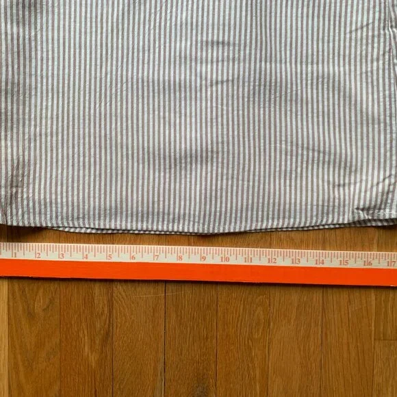 Altar'd State Striped Dress Womens Small Tan and White - Picture 7 of 15